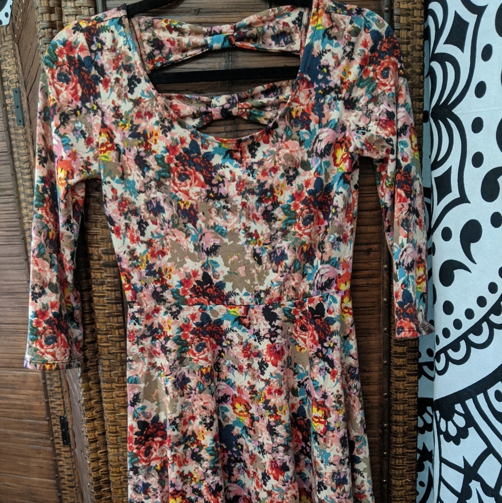 Floral mini dress